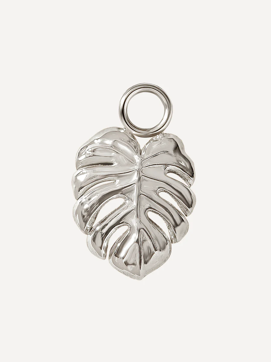 11,5x10mm Monstera Leaf Ohrring-Charm - Image 2