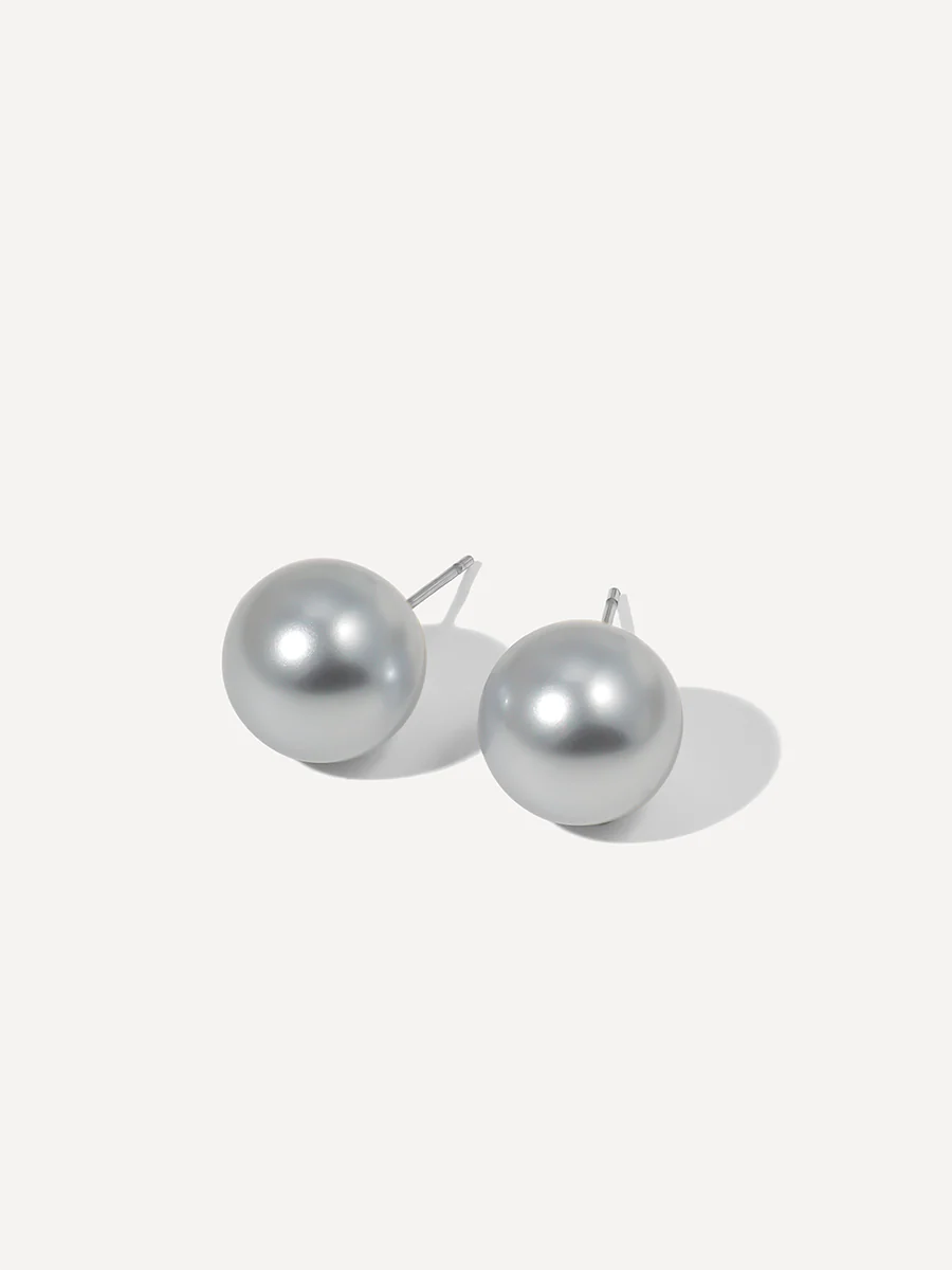 Serene Pearl Grey Ohrringe - Image 7