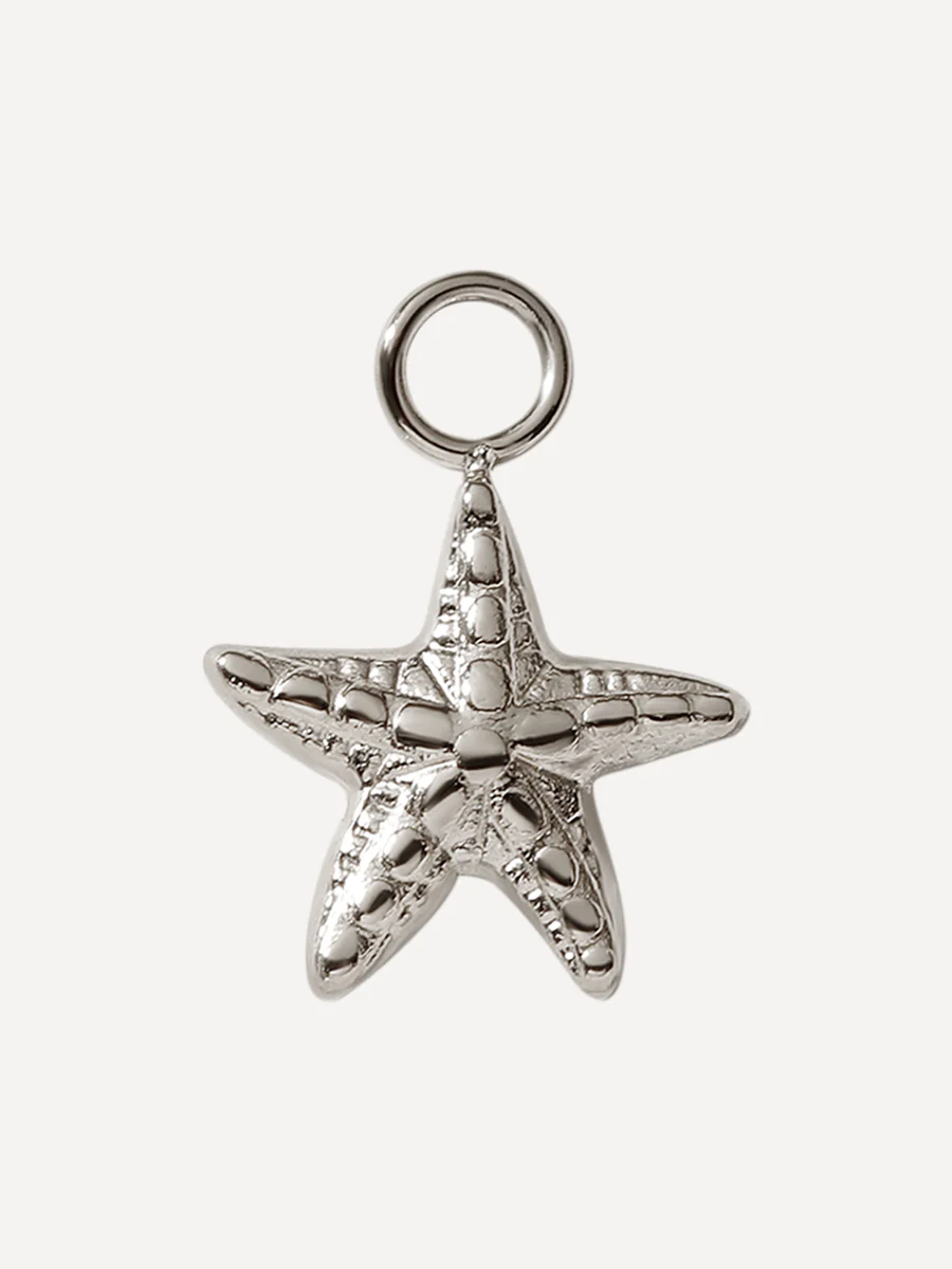 12x12mm Bubbly Starfish Ohrring-Charm - Image 2