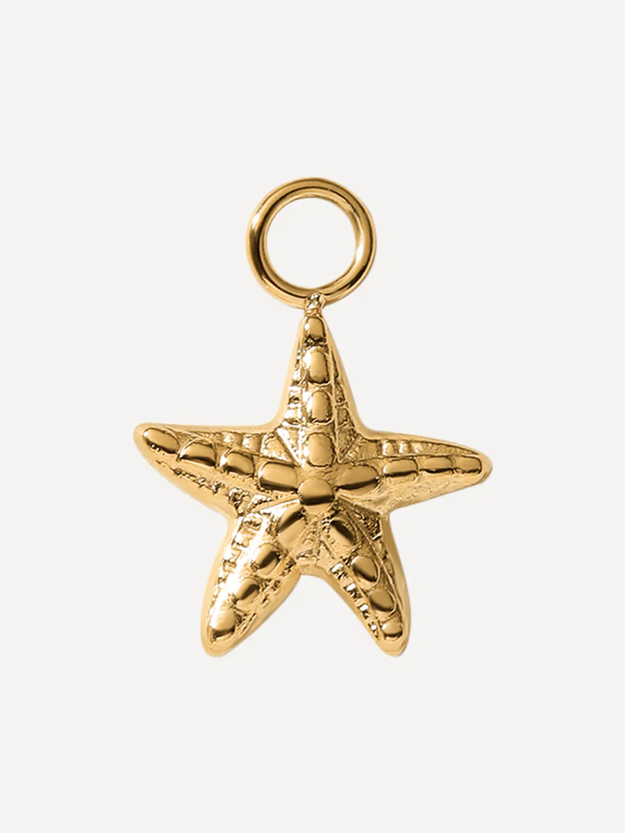 12x12mm Bubbly Starfish Ohrring-Charm - Image 4