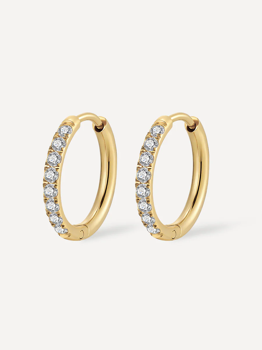 16mm CRYSTALIZED SHINE HOOP Ohrringe - Image 7