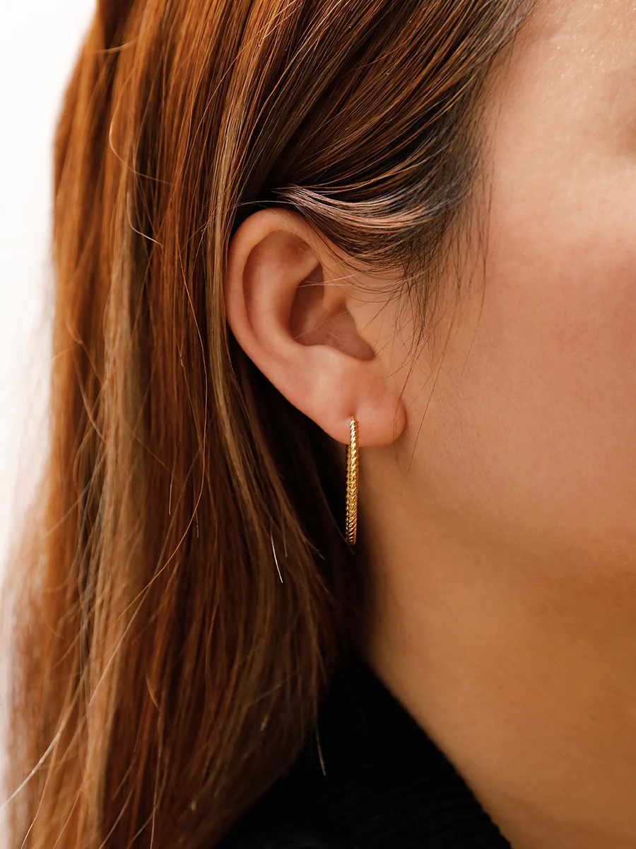 30mm Modern Twist Ohrringe - Image 3