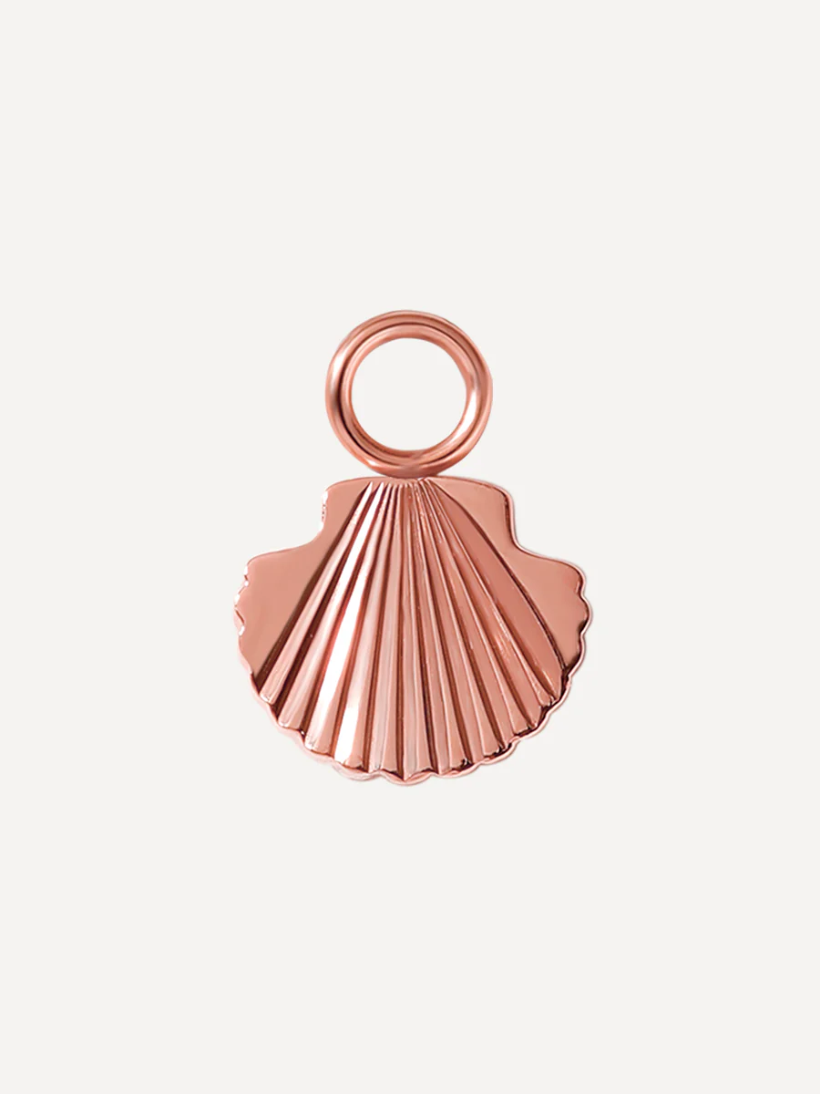8x9,5mm Sunlit Shell Ohrring-Charm - Image 3
