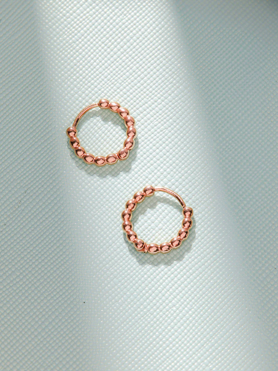 Beaded Hoop Ohrringe - Image 7