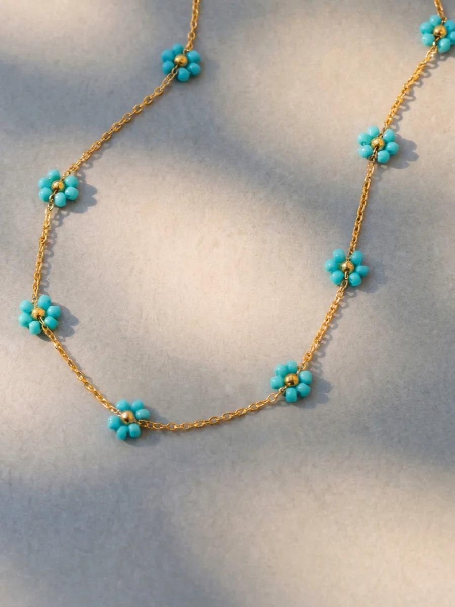 Blossom Moment Turquoise Color Kette - Image 4