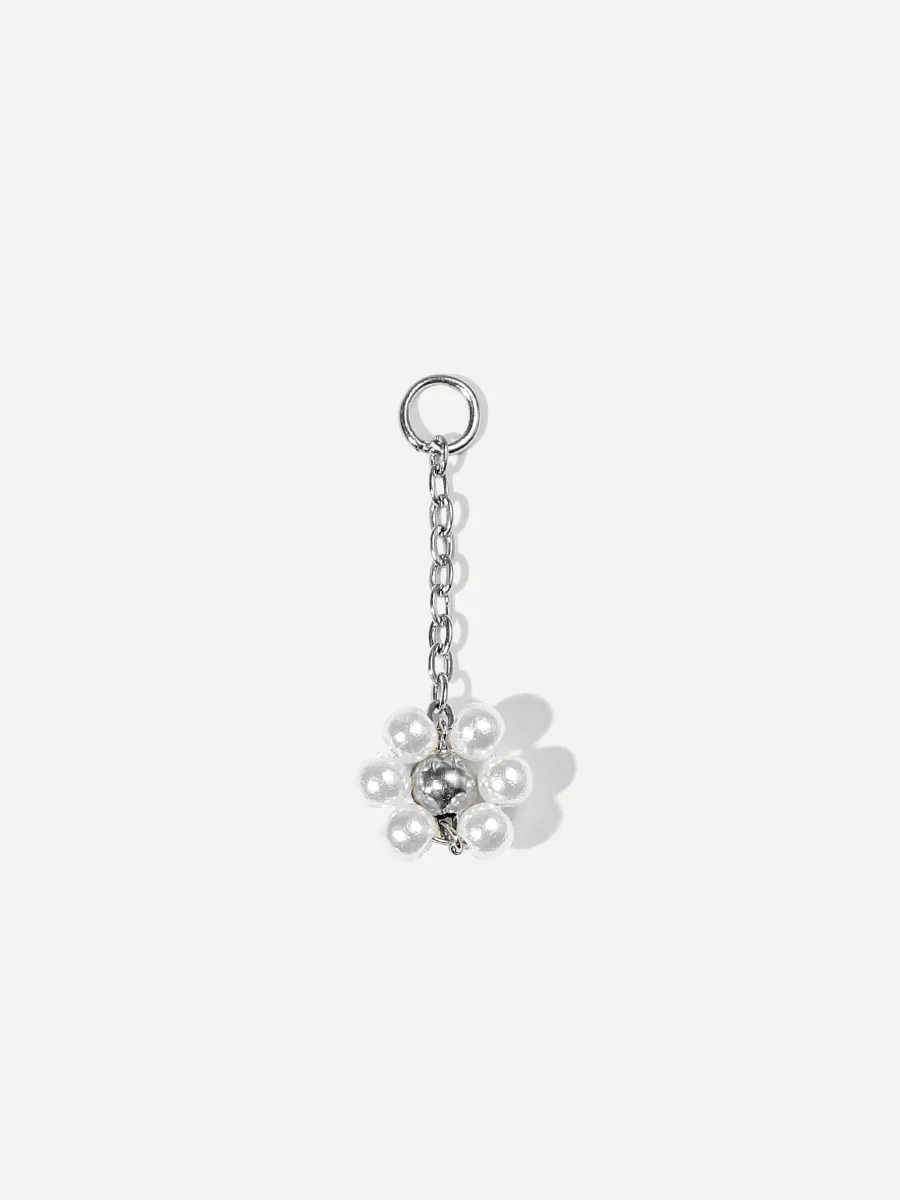 22x9,3mm Blossom Moment White Ohrring-Charm - Image 5