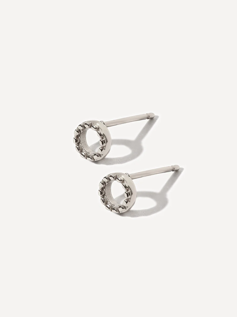 Bubble Round Stud Ohrringe - Image 12
