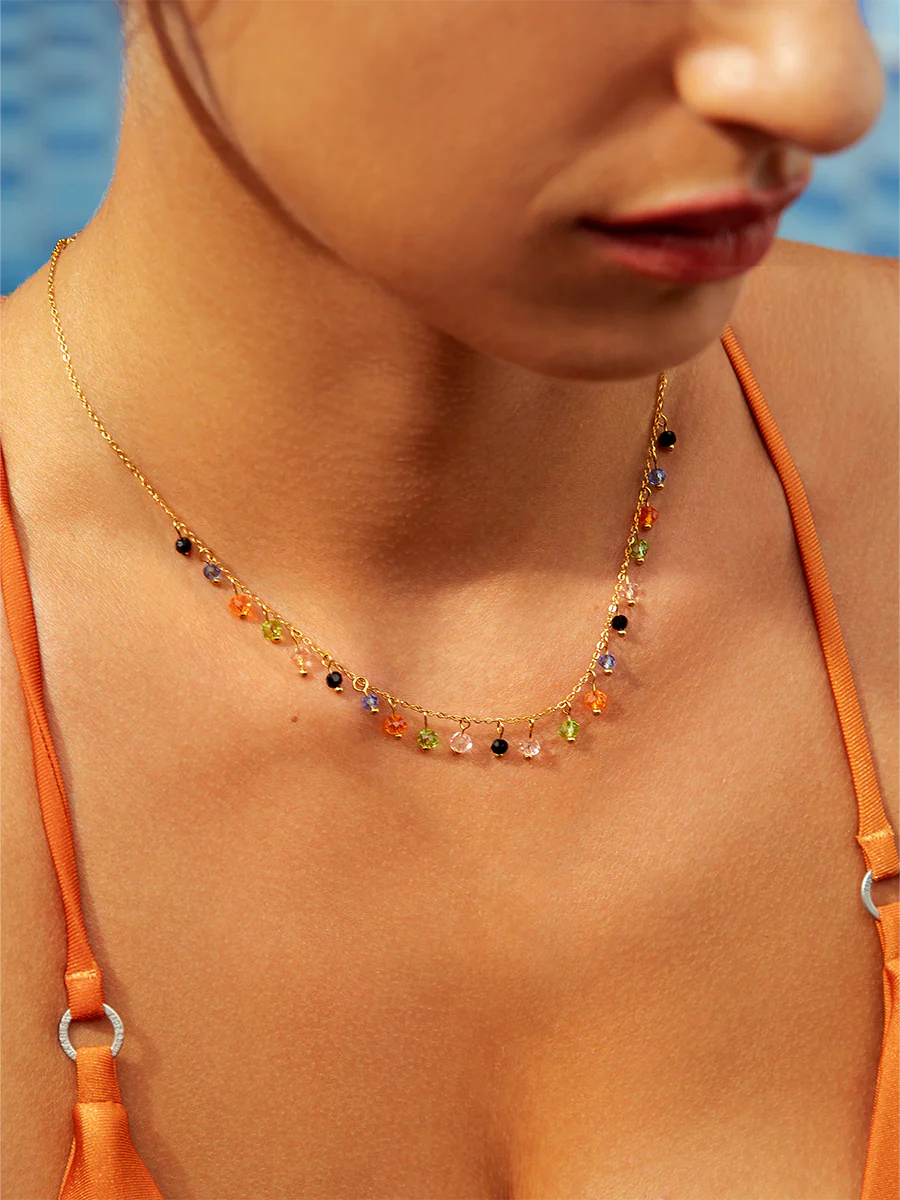 Bunt Stone Kette - Image 7