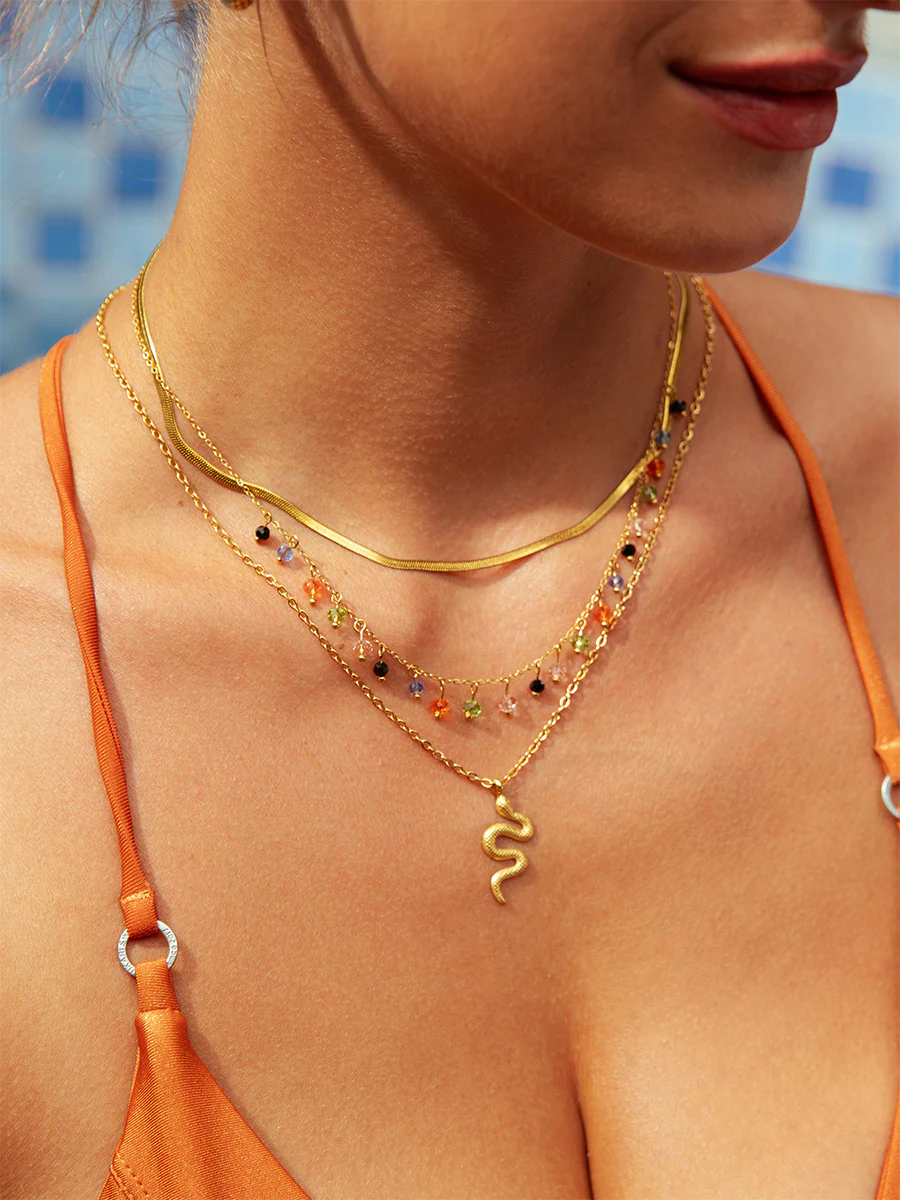 Bunt Stone Kette - Image 8