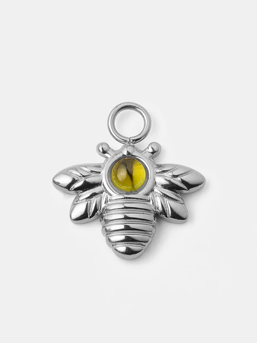 11,8x15,6mm Buzzing Bee Ohrring-Charm - Image 6