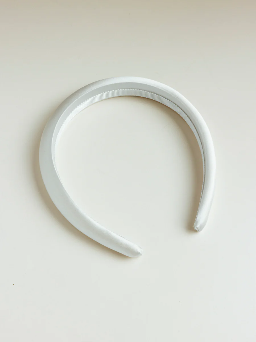 Charming Grace Pure Silk Haarreif White