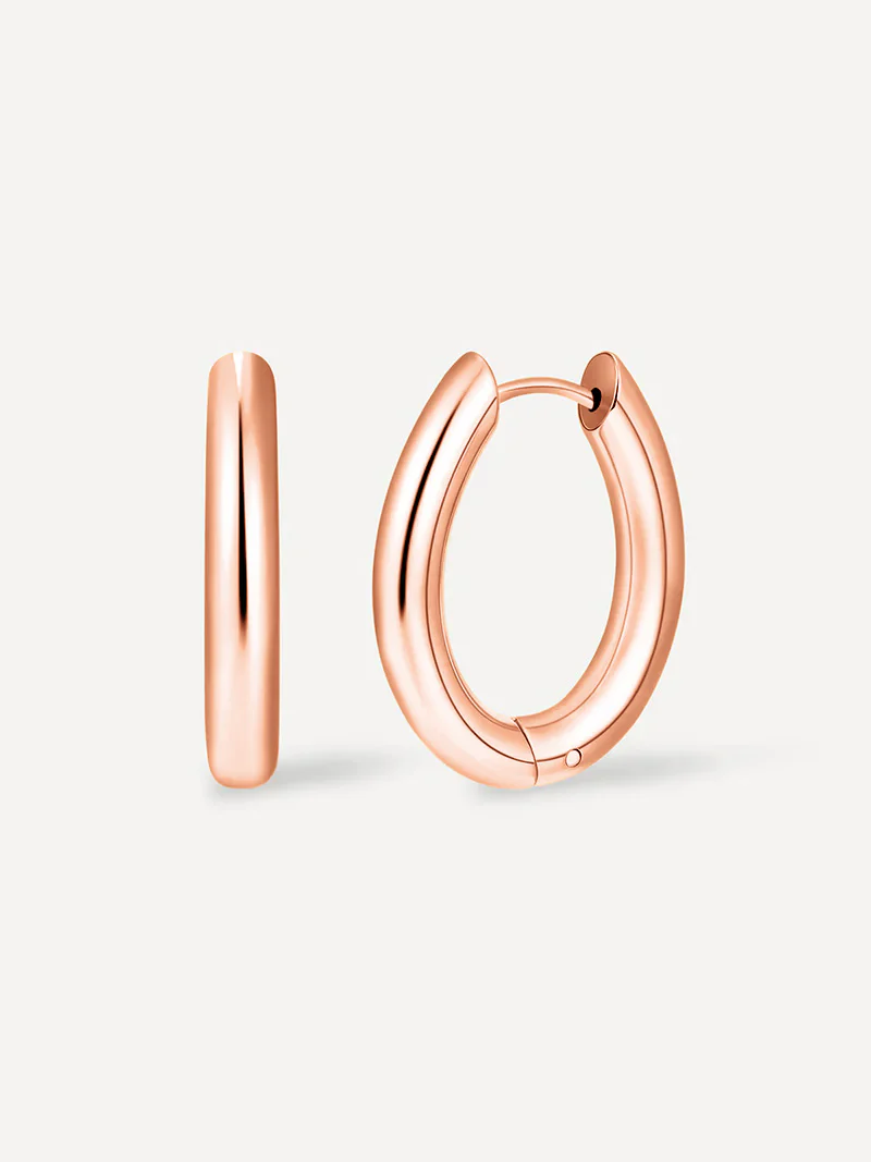 Chunky Oval Ohrringe - Image 15