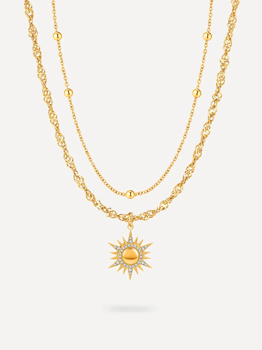 Cluster Glitter Kette