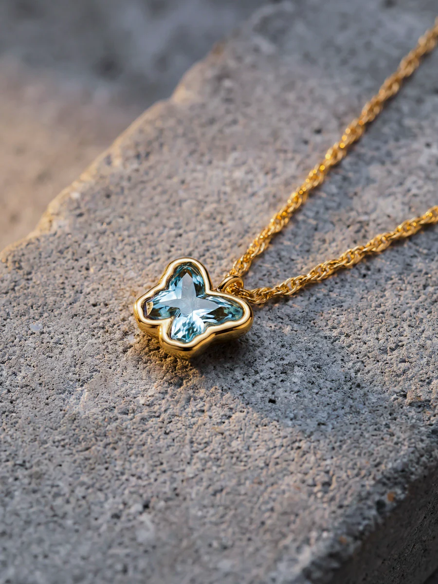 Crystal Butterfly Kette - Image 4