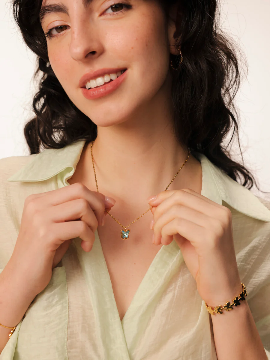 Crystal Butterfly Kette - Image 6