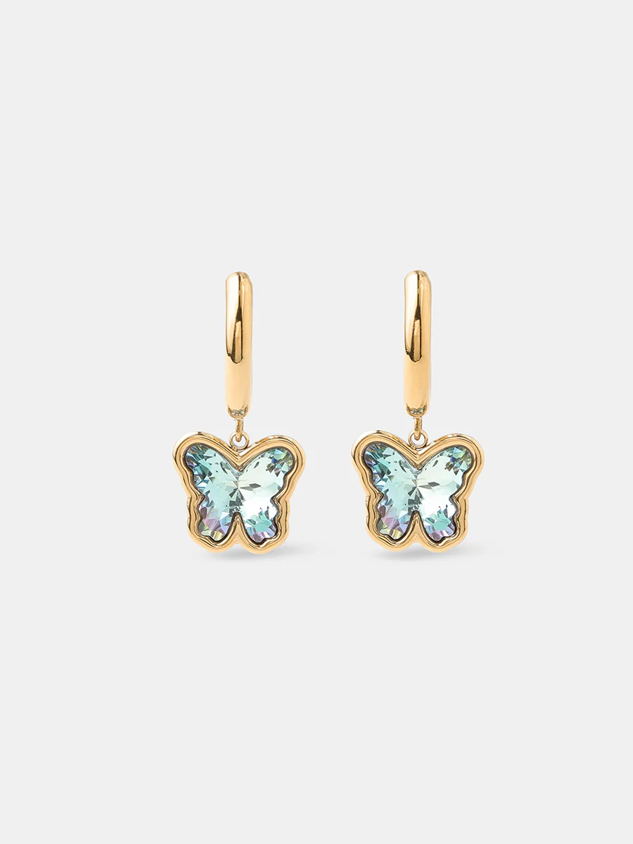 Crystal Butterfly Ohrringe - Image 12