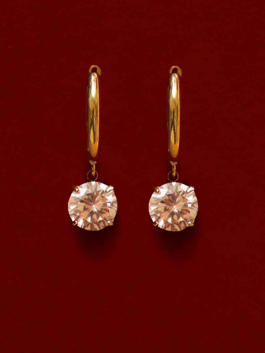 Crystal Delight Champagne Ohrringe - Image 4