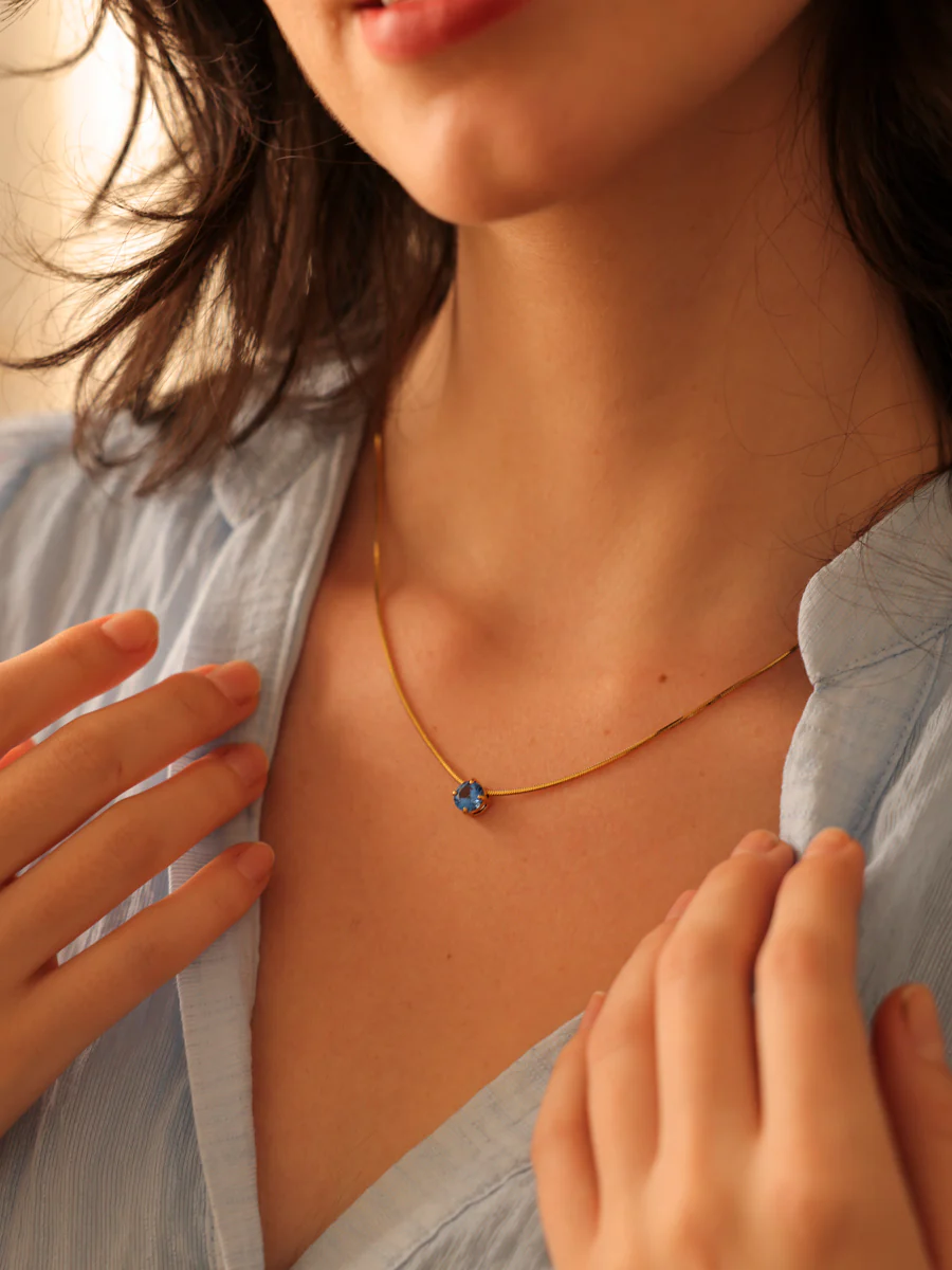 Crystal Delight Dark Blue Kette - Image 2