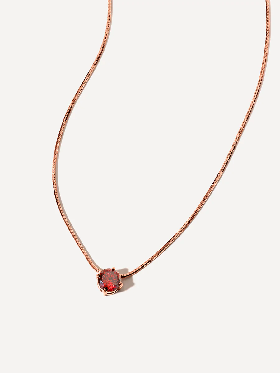 Crystal Delight Dark Red Kette - Image 18