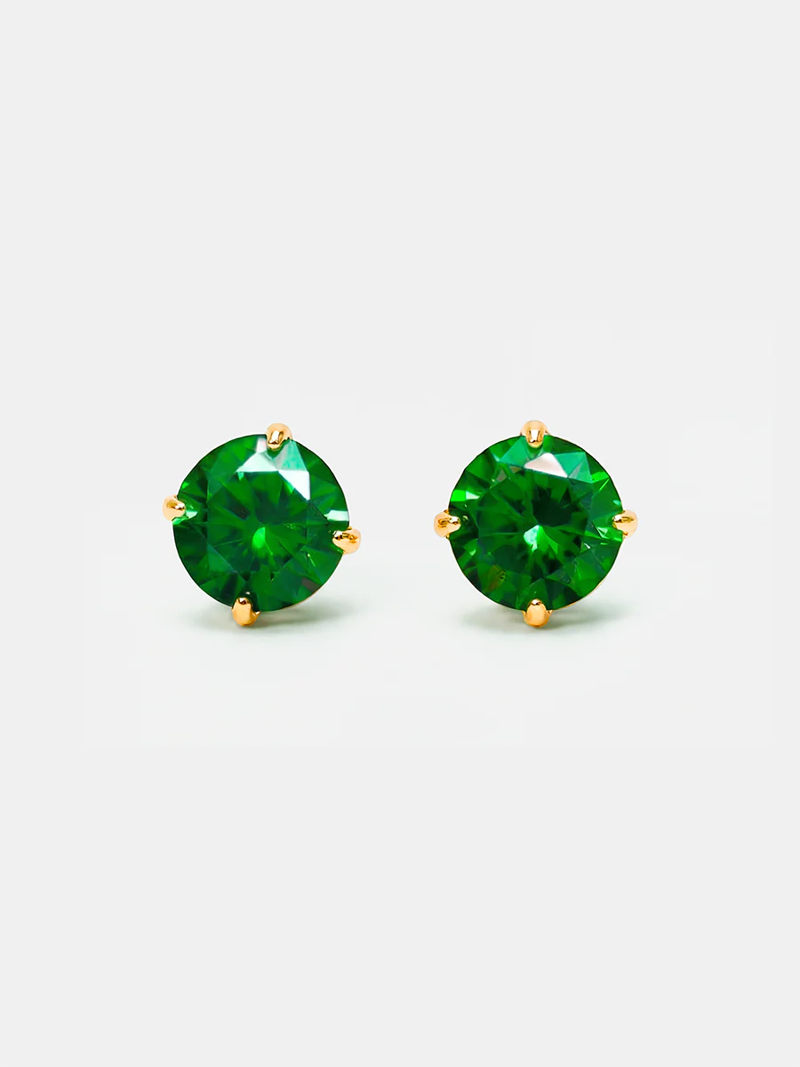 Crystal Delight Green Stub-Ohrringe