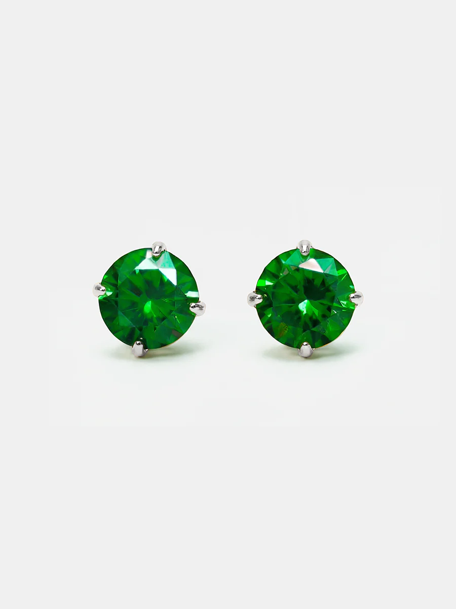 Crystal Delight Green Stub-Ohrringe - Image 8