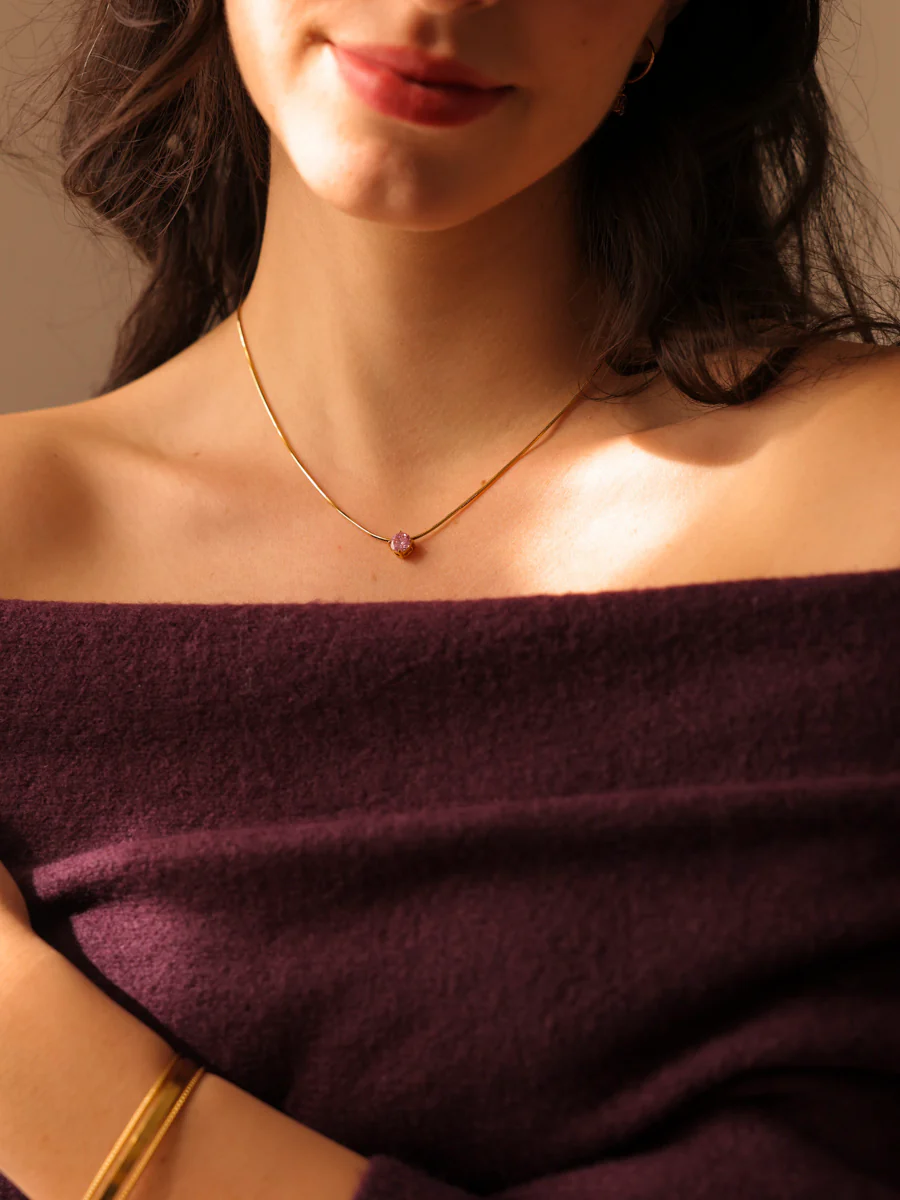 Crystal Delight Pink Kette - Image 7