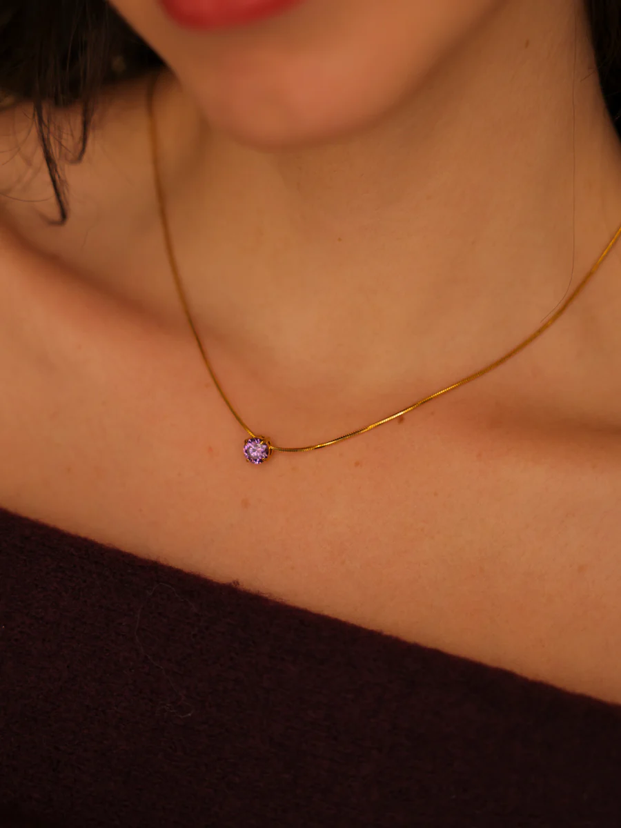 Crystal Delight Purple Kette - Image 2