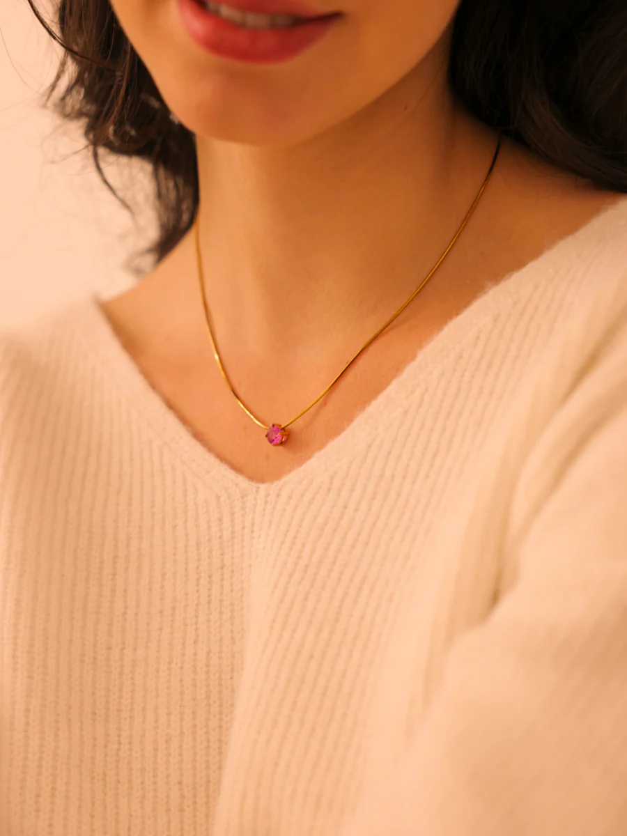 Crystal Delight Ruby Kette - Image 6