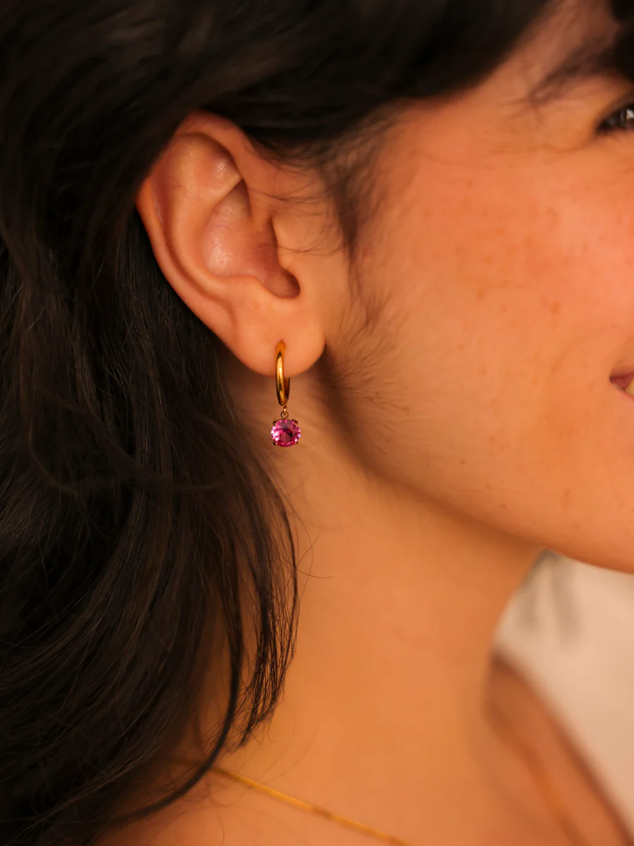 Crystal Delight Ruby Ohrringe - Image 2