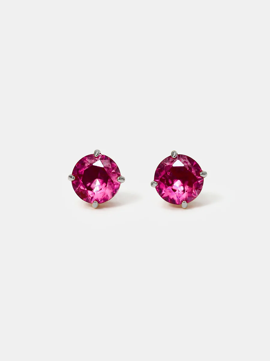 Crystal Delight Ruby Small Stub-Ohrringe - Image 5
