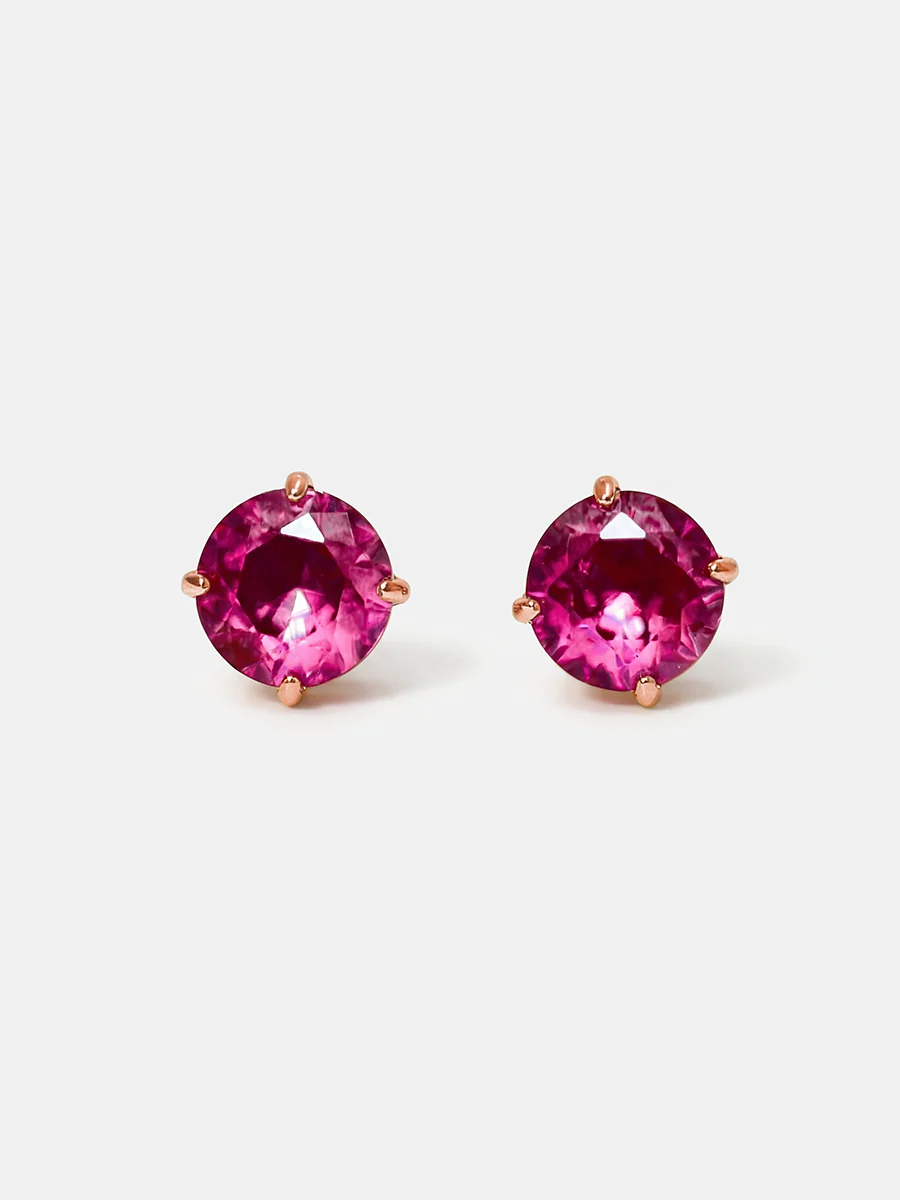 Crystal Delight Ruby Stub-Ohrringe - Image 7
