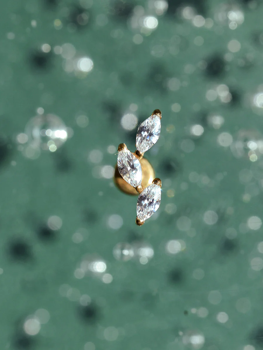Curved Leaf Titan Piercing - Image 4