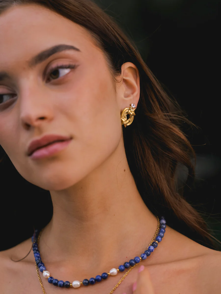 Dawn Pearl Dark Blue Kette - Image 5