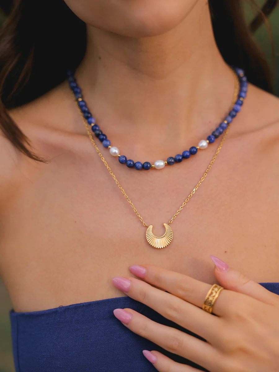 Dawn Pearl Dark Blue Kette - Image 8