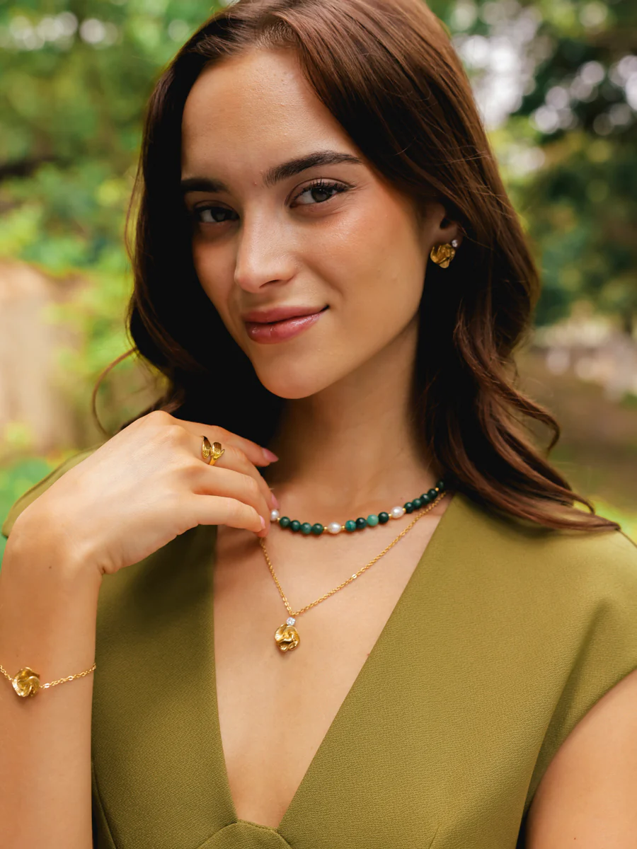 Dawn Pearl Green Kette - Image 8