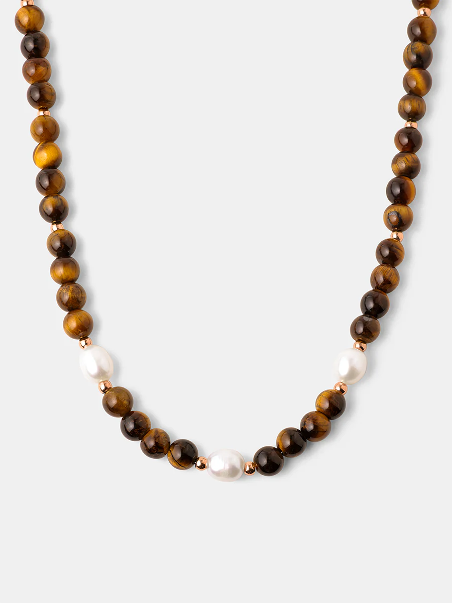 Dawn Pearl Tiger's Eye Kette - Image 9