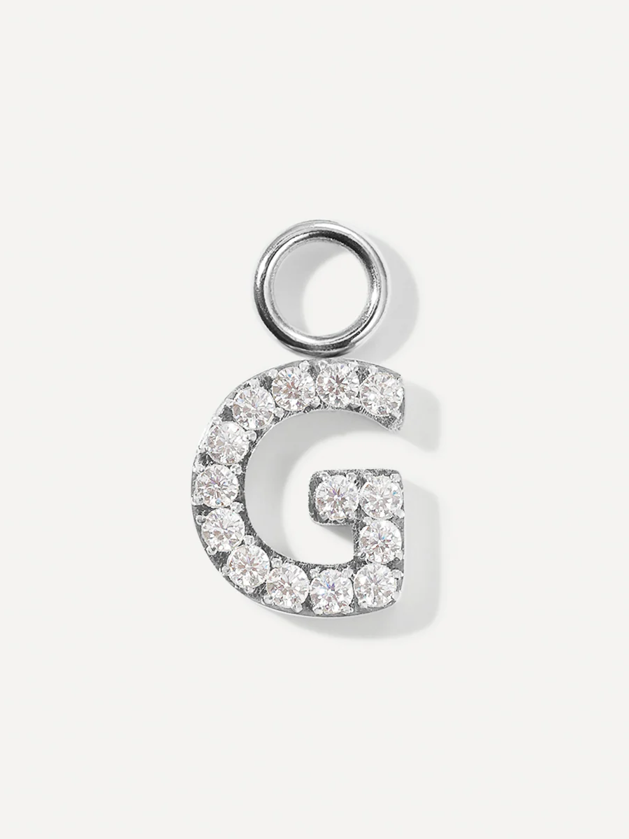Dazzling Letter Ohrring-Charms - Image 25