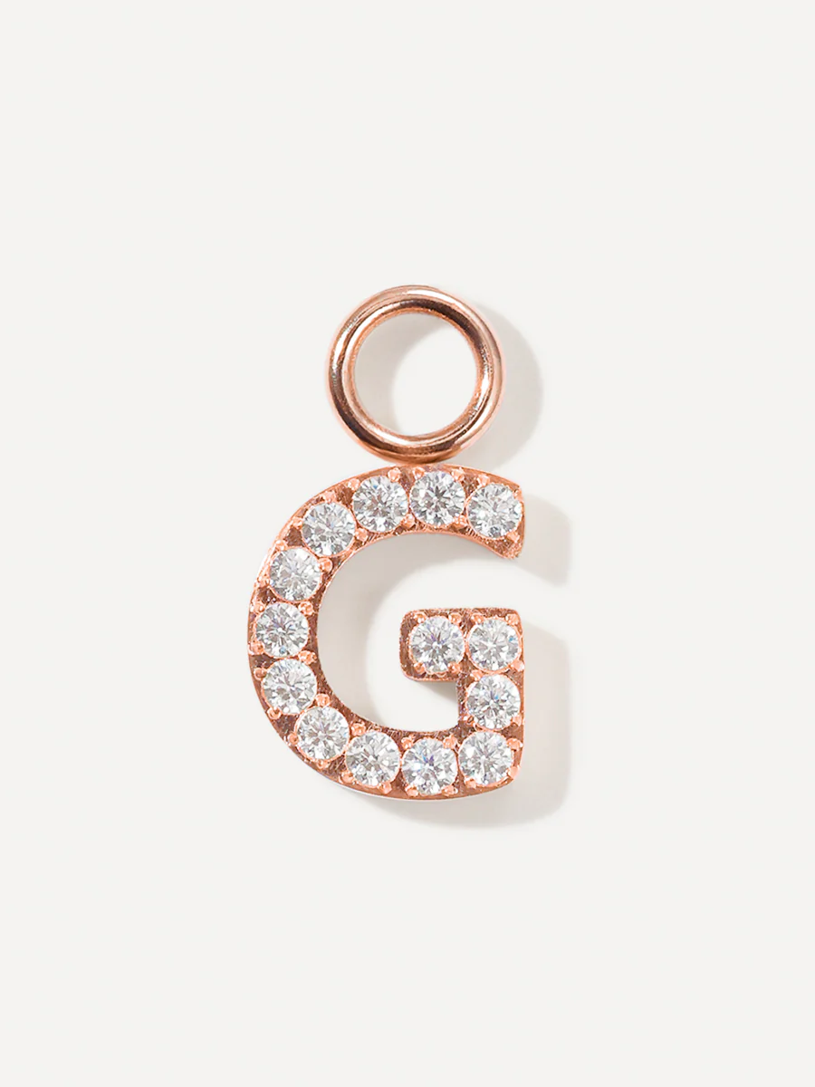 Dazzling Letter Ohrring-Charms - Image 26