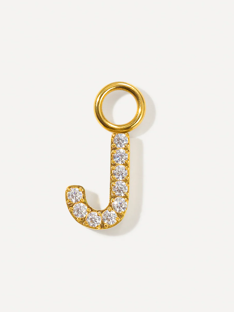Dazzling Letter Ohrring-Charms - Image 33