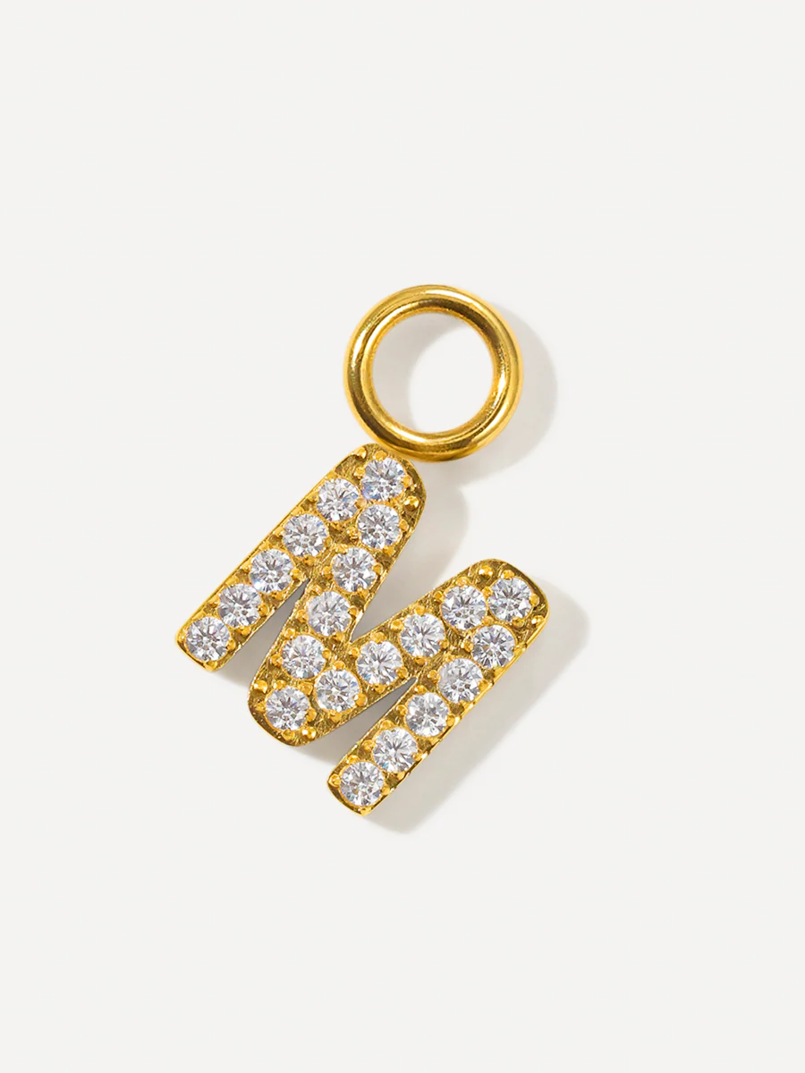 Dazzling Letter Ohrring-Charms - Image 42