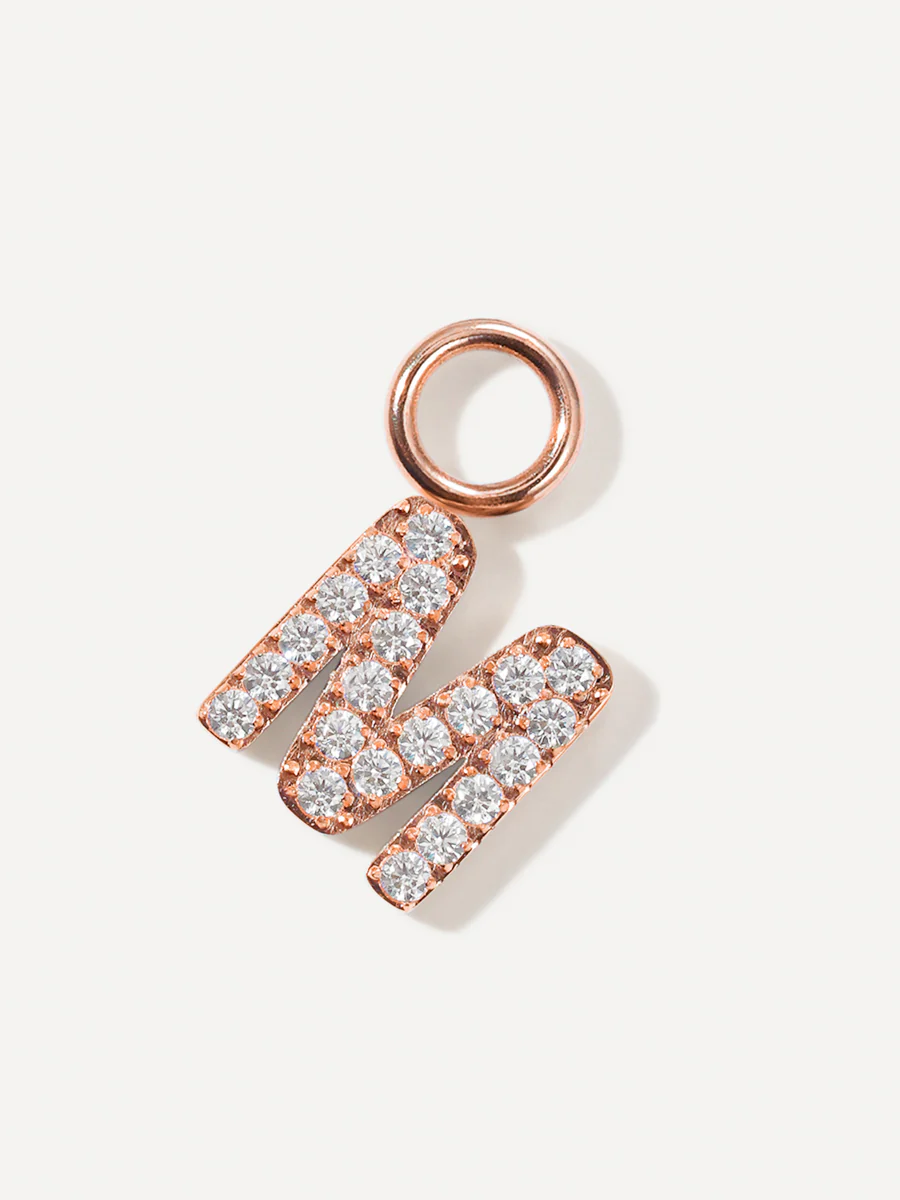 Dazzling Letter Ohrring-Charms - Image 44