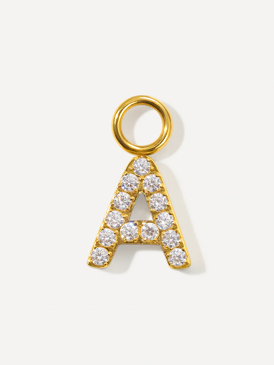 Dazzling Letter Ohrring-Charms - Image 6