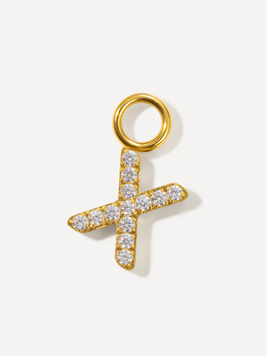 Dazzling Letter Ohrring-Charms - Image 75