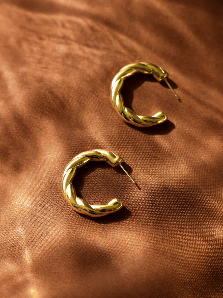 Delicate Spiral Ohrringe - Image 4