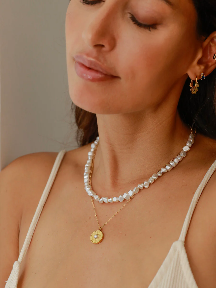 Retro Pearl Kette - Image 6