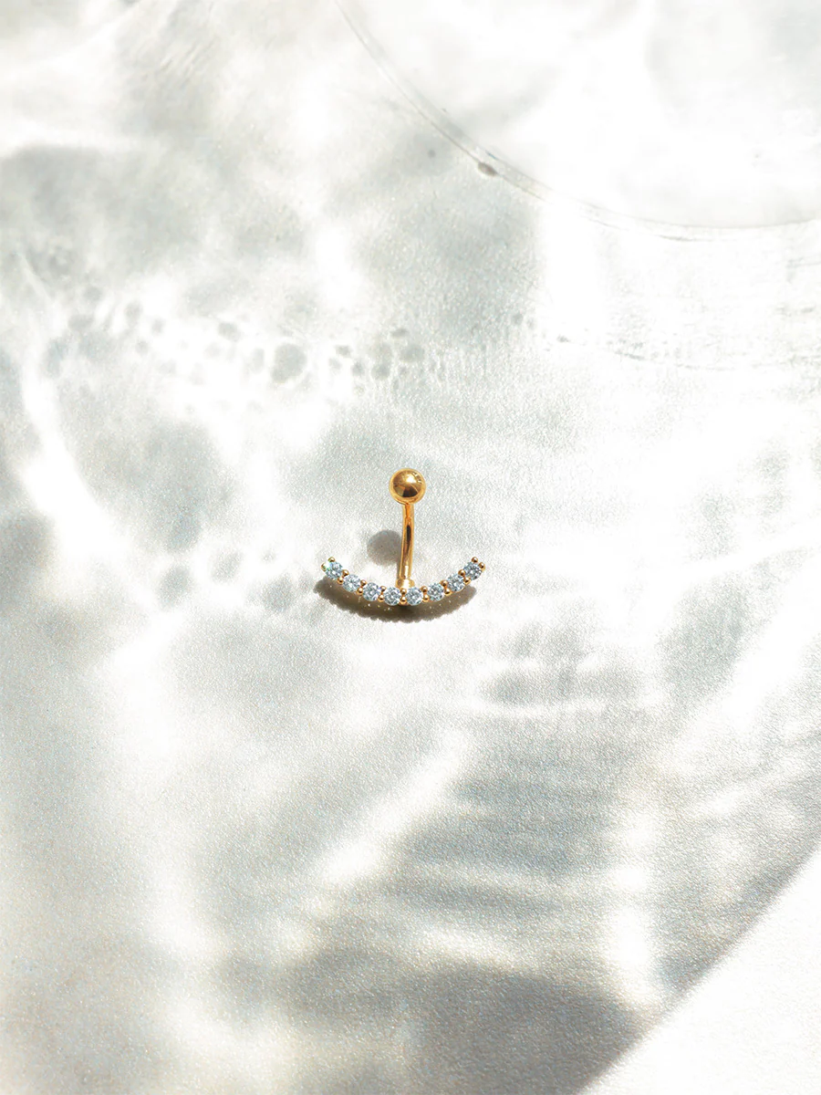 Diamond Curve Bauchnabelpiercing