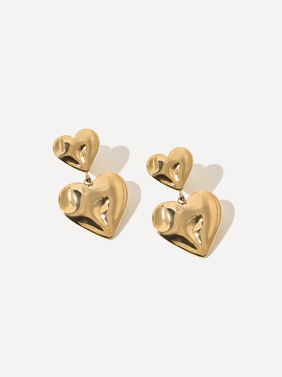 Double Heart Ohrringe - Image 13