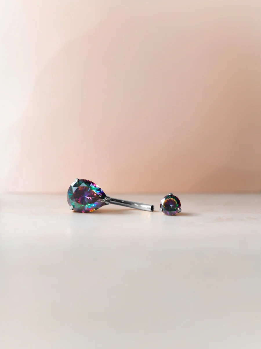 Dreamy Glow Dark Titan Bauchnabelpiercing - Image 4