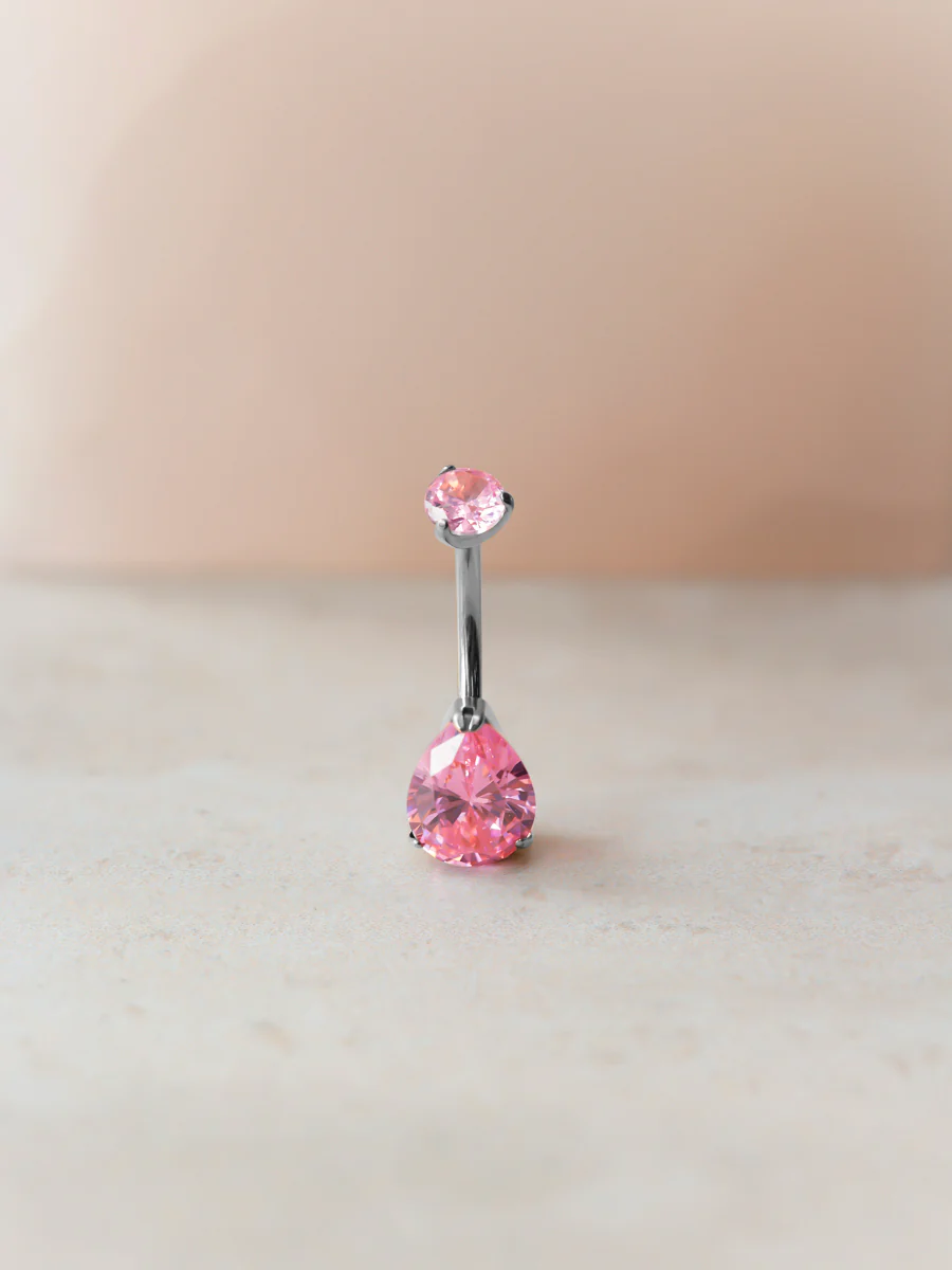 Dreamy Glow Pink Titan Bauchnabelpiercing - Image 2