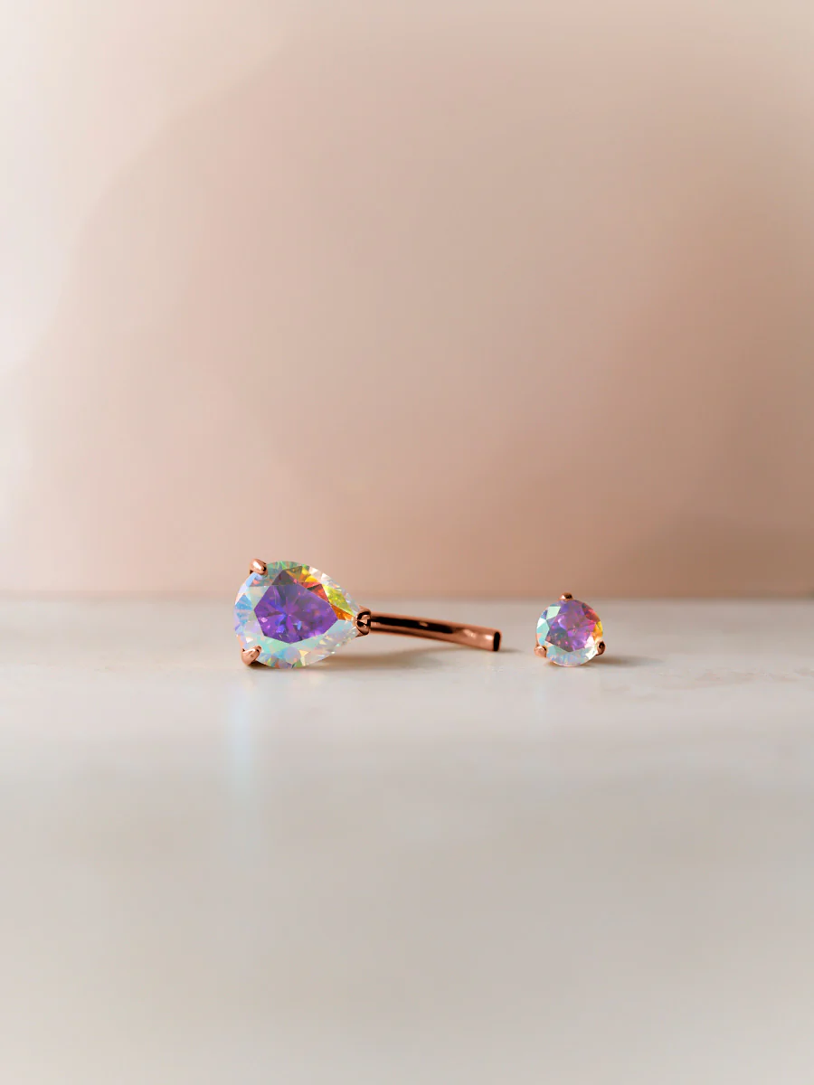 Dreamy Glow Rainbow Titan Bauchnabelpiercing - Image 5